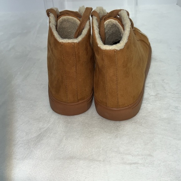 Loft suede fur lined high top ankle boots/booties. Size 8. EUC - Picture 4 of 6